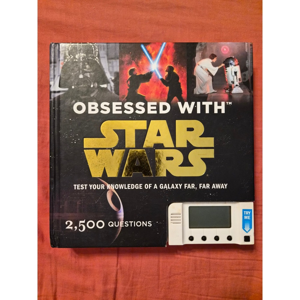 Obsessed With Star Wars Trivia Book 2500 Questions Electronic Quiz Game Harper